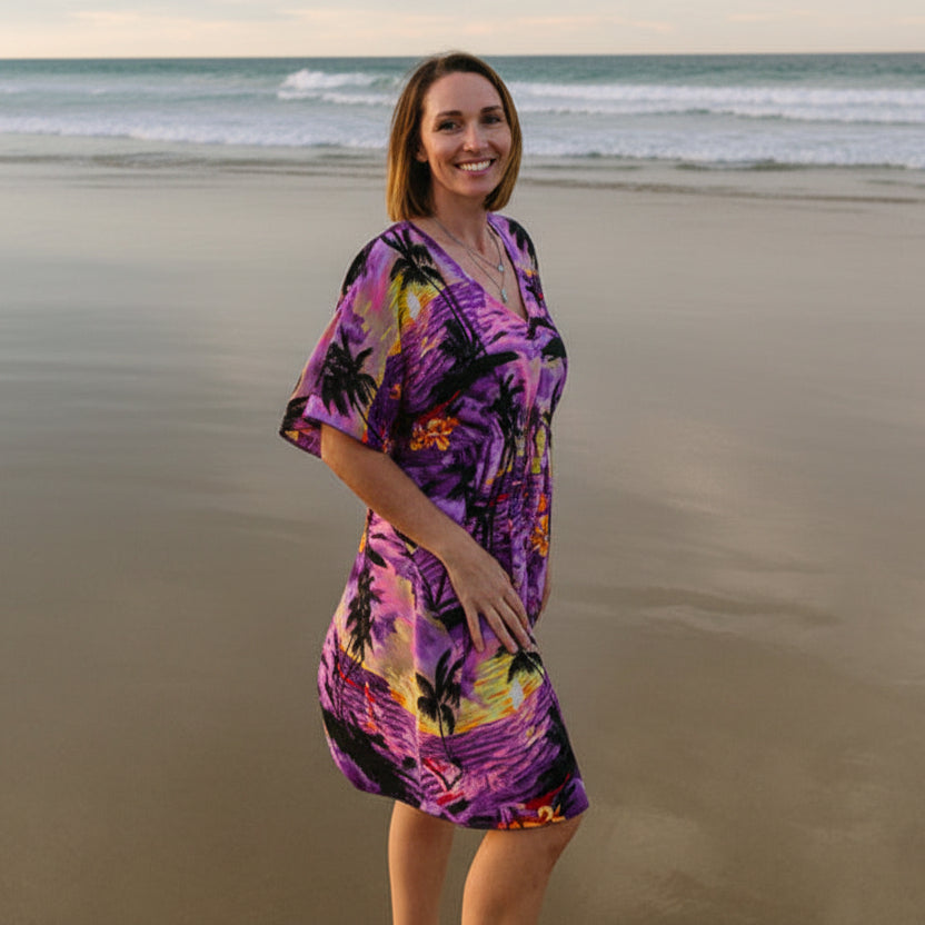Sunset Purple Kaftan