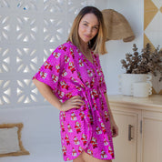 Santa Polka Pink Kaftan