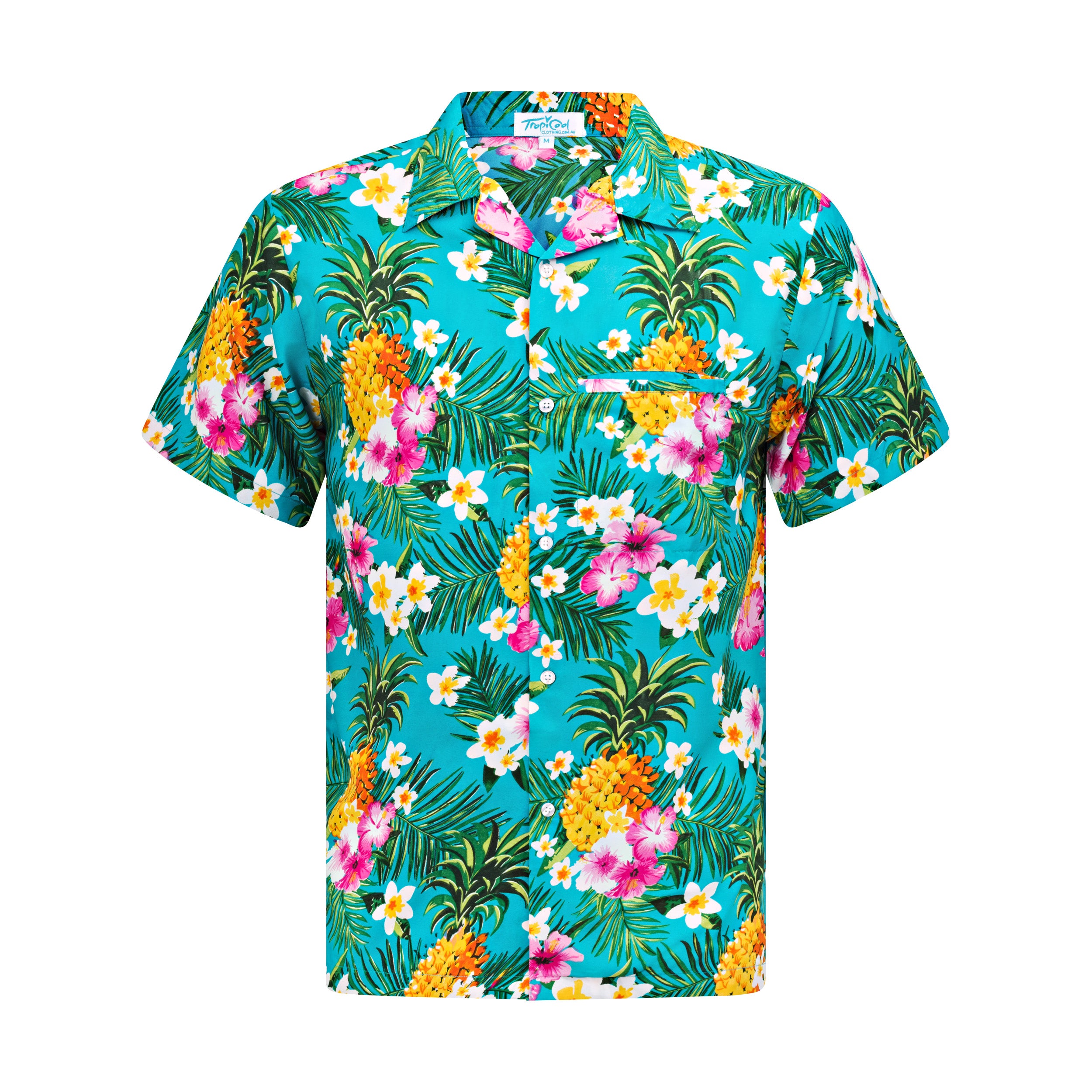 Aloha Turquoise Adult Shirt
