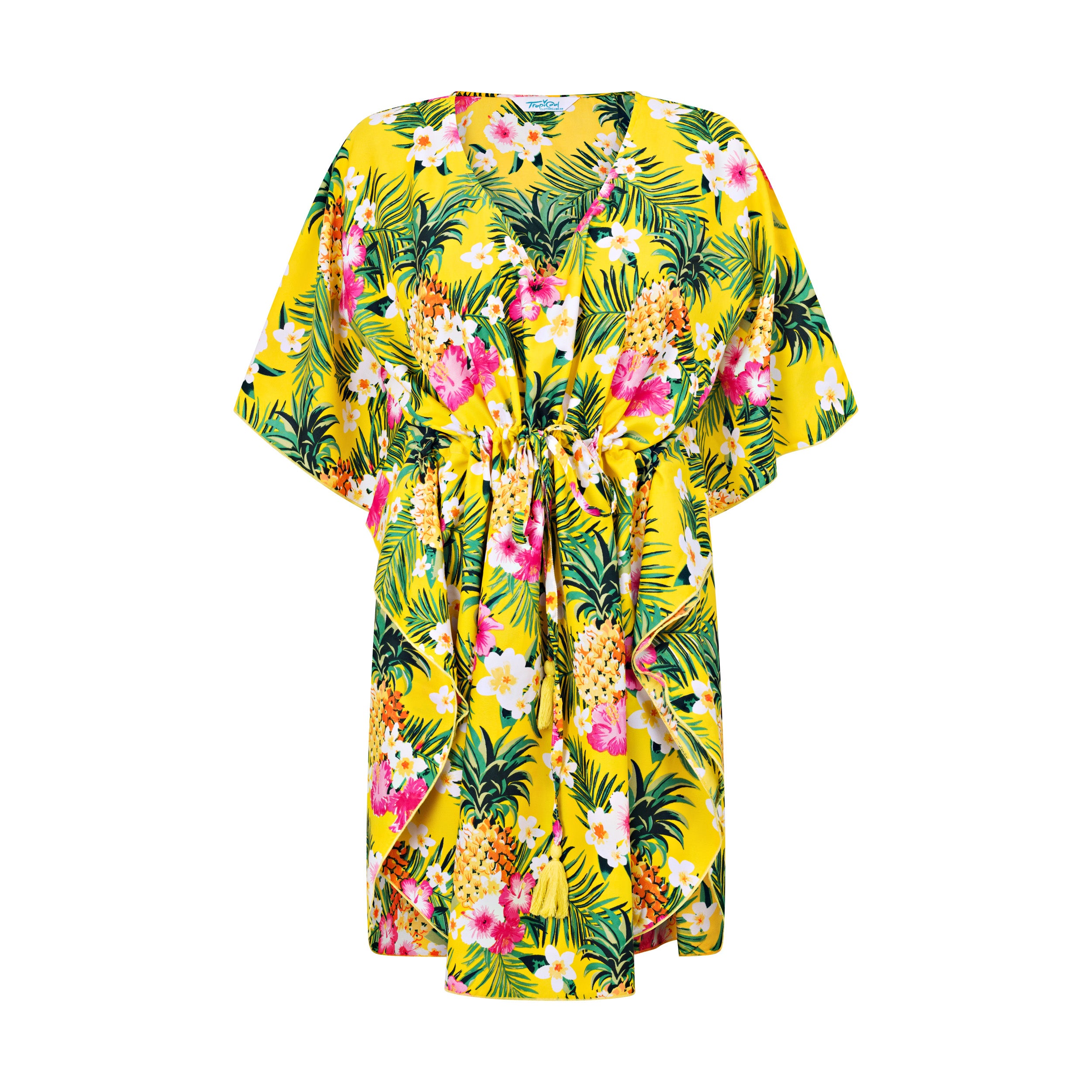 Aloha Yellow Kaftan