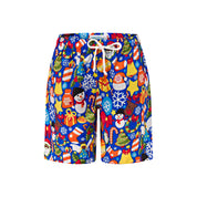 Celebrations Blue Christmas Kids Shirt and Shorts - Set