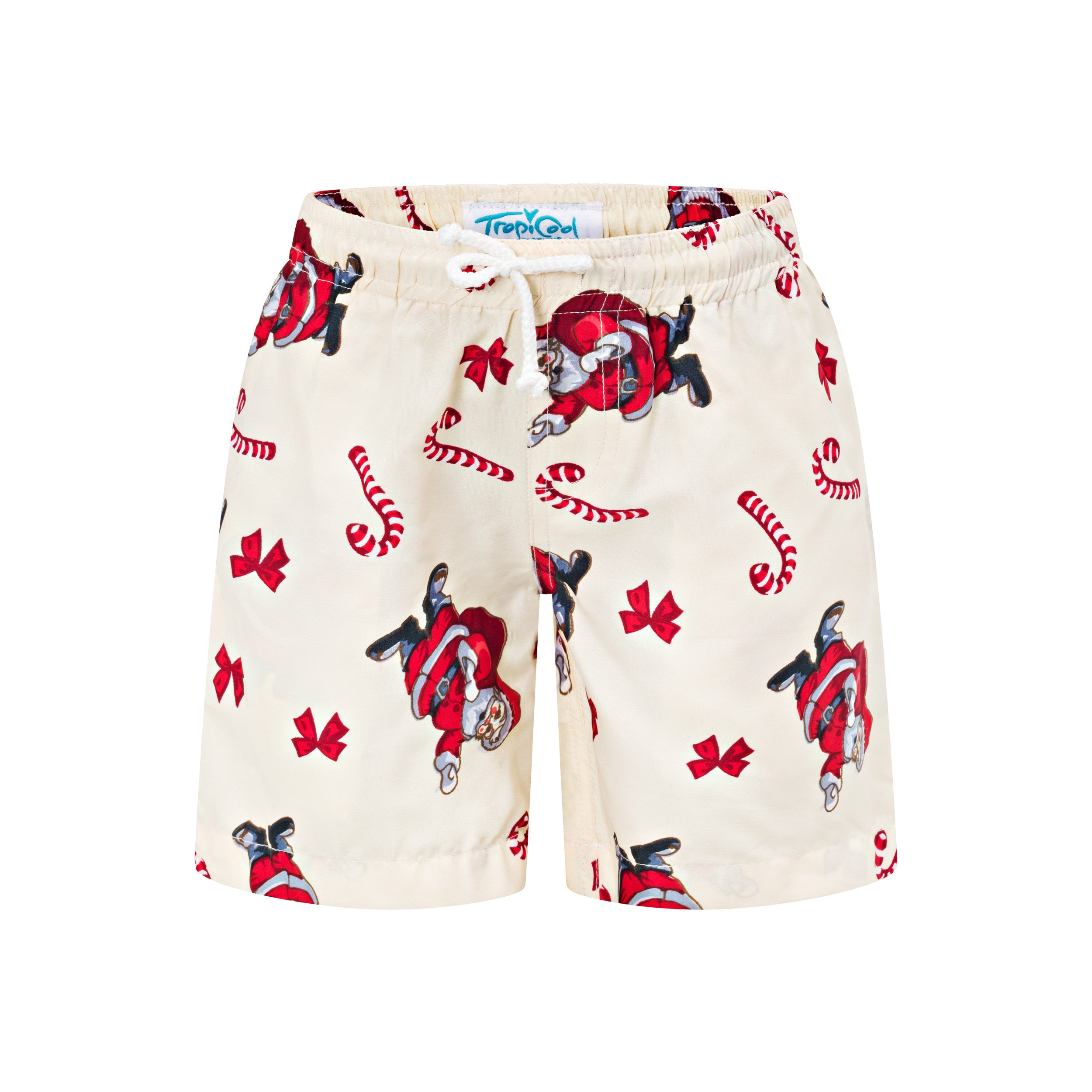 Candy Cane Claus Kids Shorts