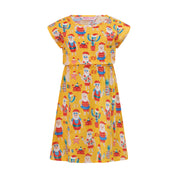 Santa Beach Holiday Christmas Kid's Holly Dress