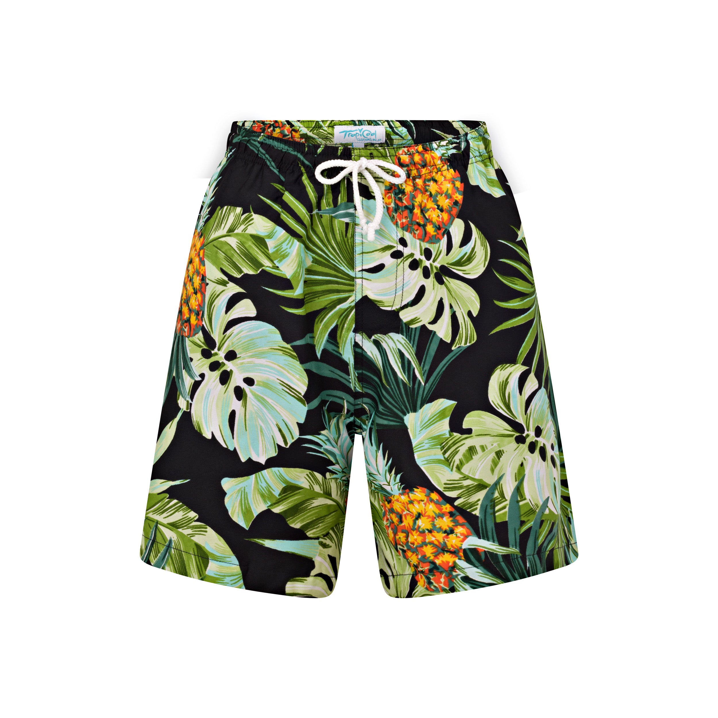 PineappleJungleBlackShorts-Women.jpg