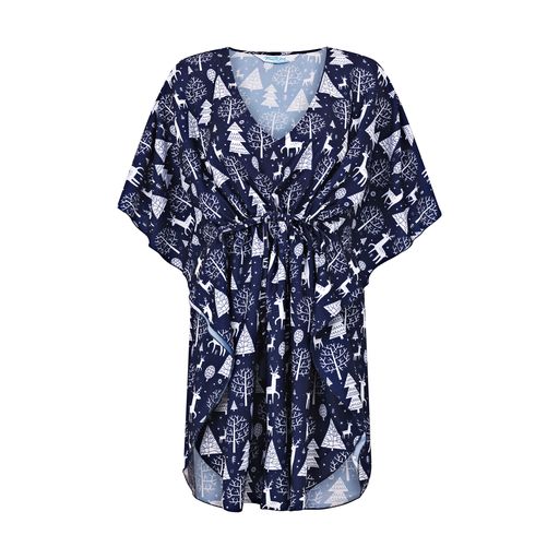 Reindeer Navy Kaftan