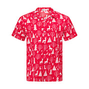 Reindeer Red Christmas Adult Shirts