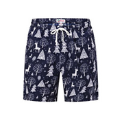 Reindeer Navy Christmas Shirt and Shorts - Set