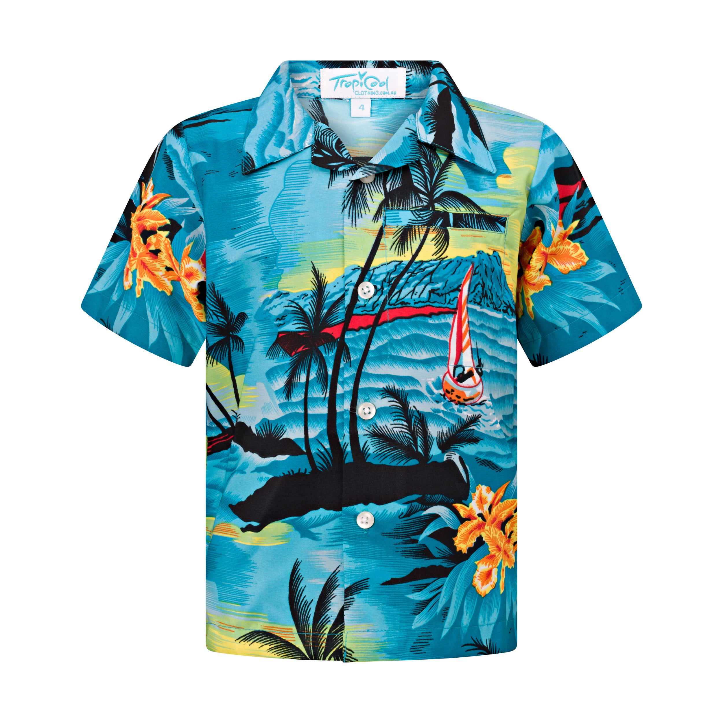 Sunset Blue Kids Shirt