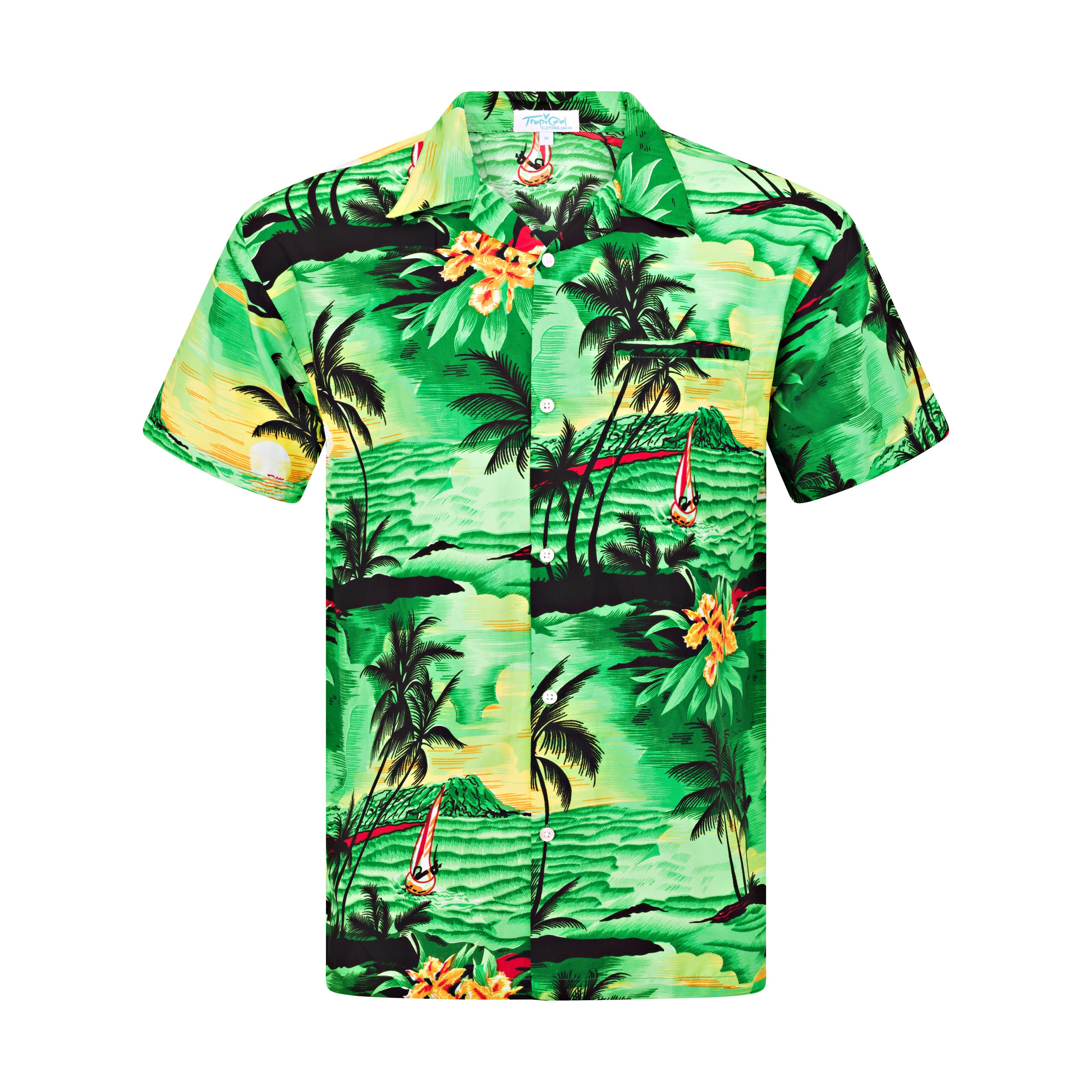 Sunset Green Adult Shirt