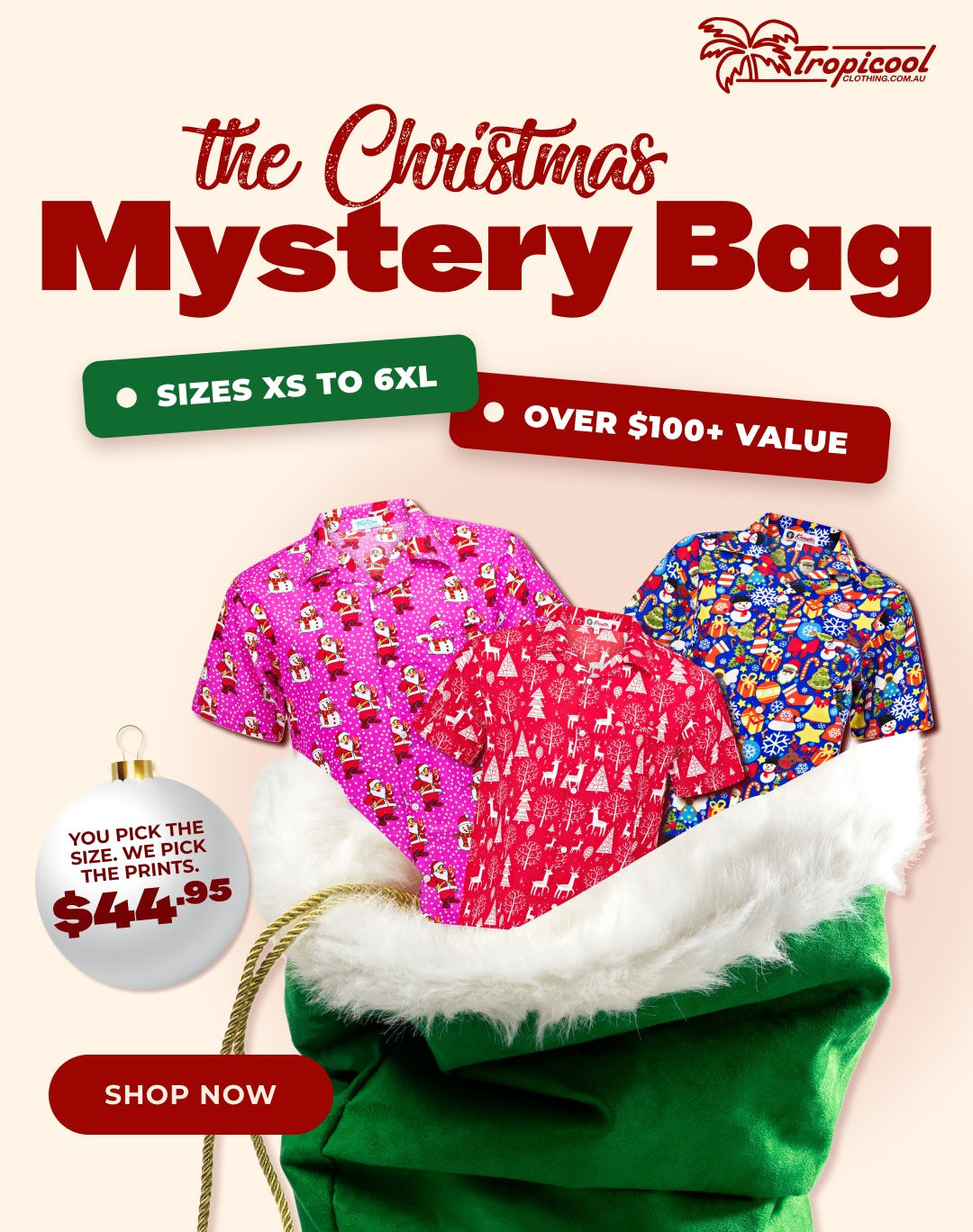 Tropicool Mystery Bag - 4 Christmas Items