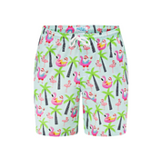 Santa Sip and Sun Blue Kids Shorts