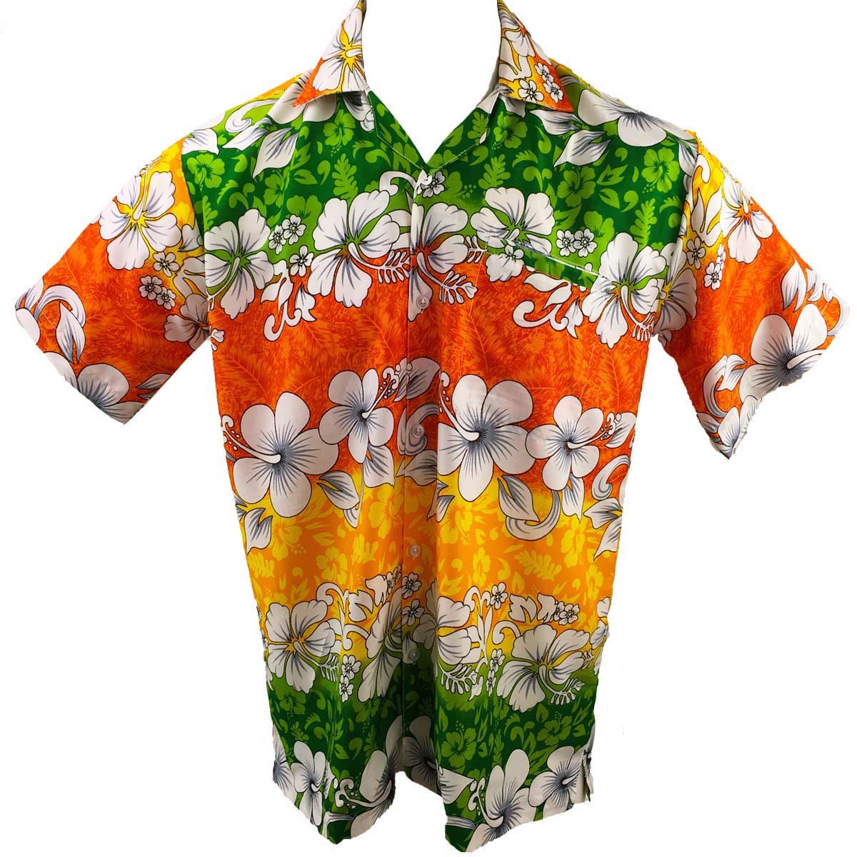 Hibiscus Green Adult Shirt