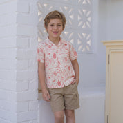 Little Red Truck Christmas Kids Shirt