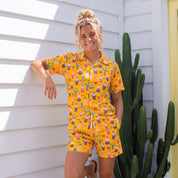 Santa Beach Shirt Holiday and Shorts - Set