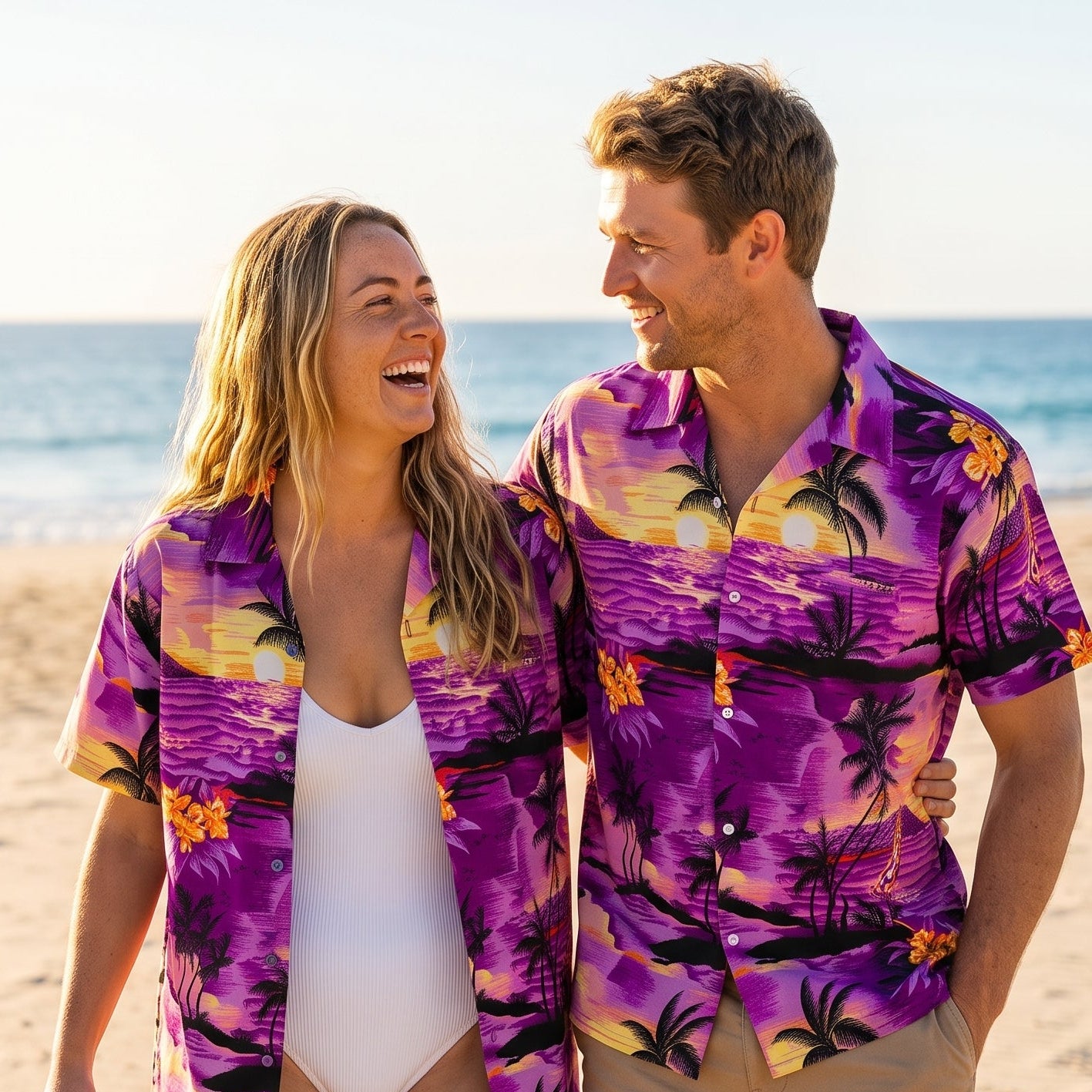 Sunset Purple Adult Shirt