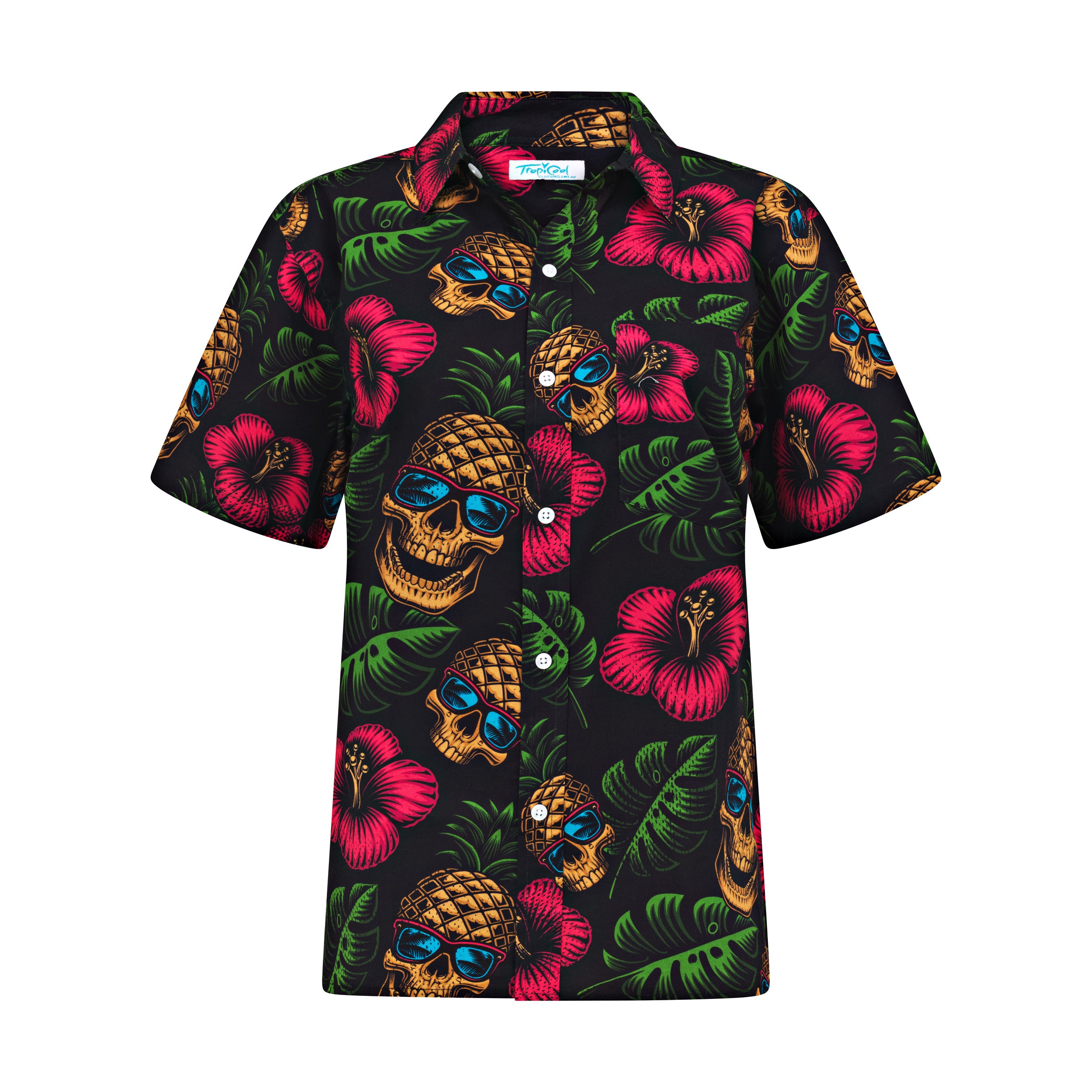 Skull Blossom Adult Shirt