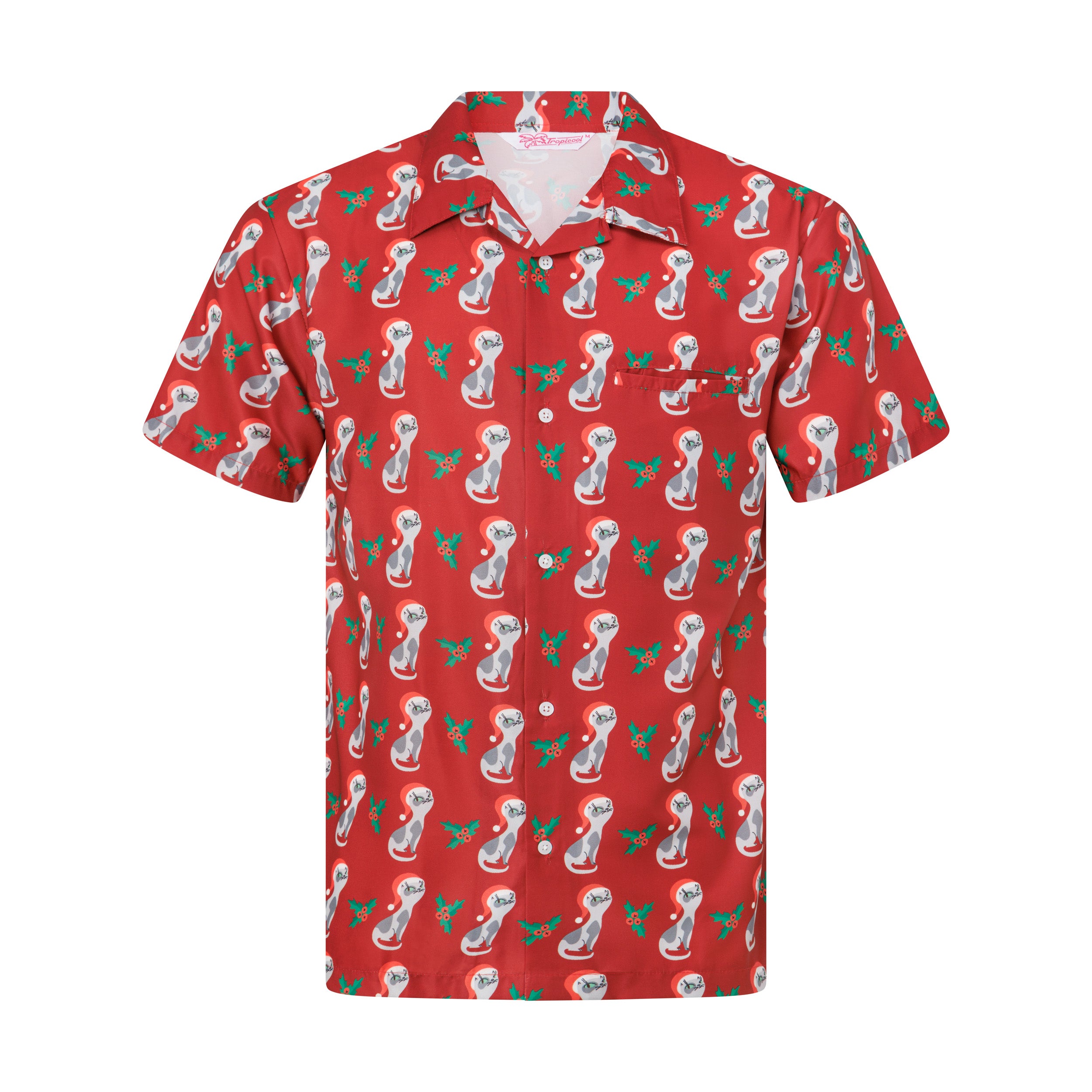 Kitty Christmas Adult Shirt