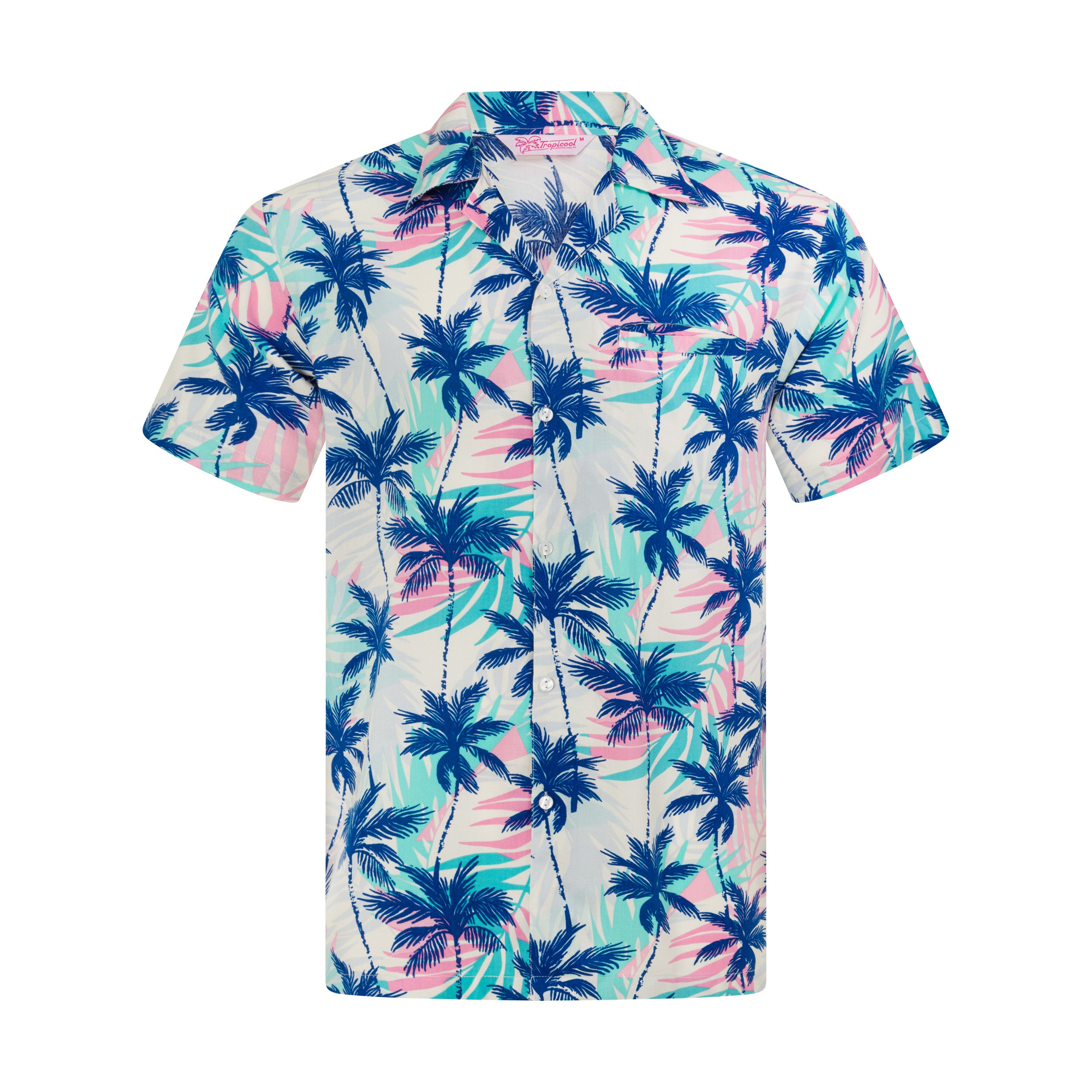 Beach Palm Breeze Rayon Adult Shirt