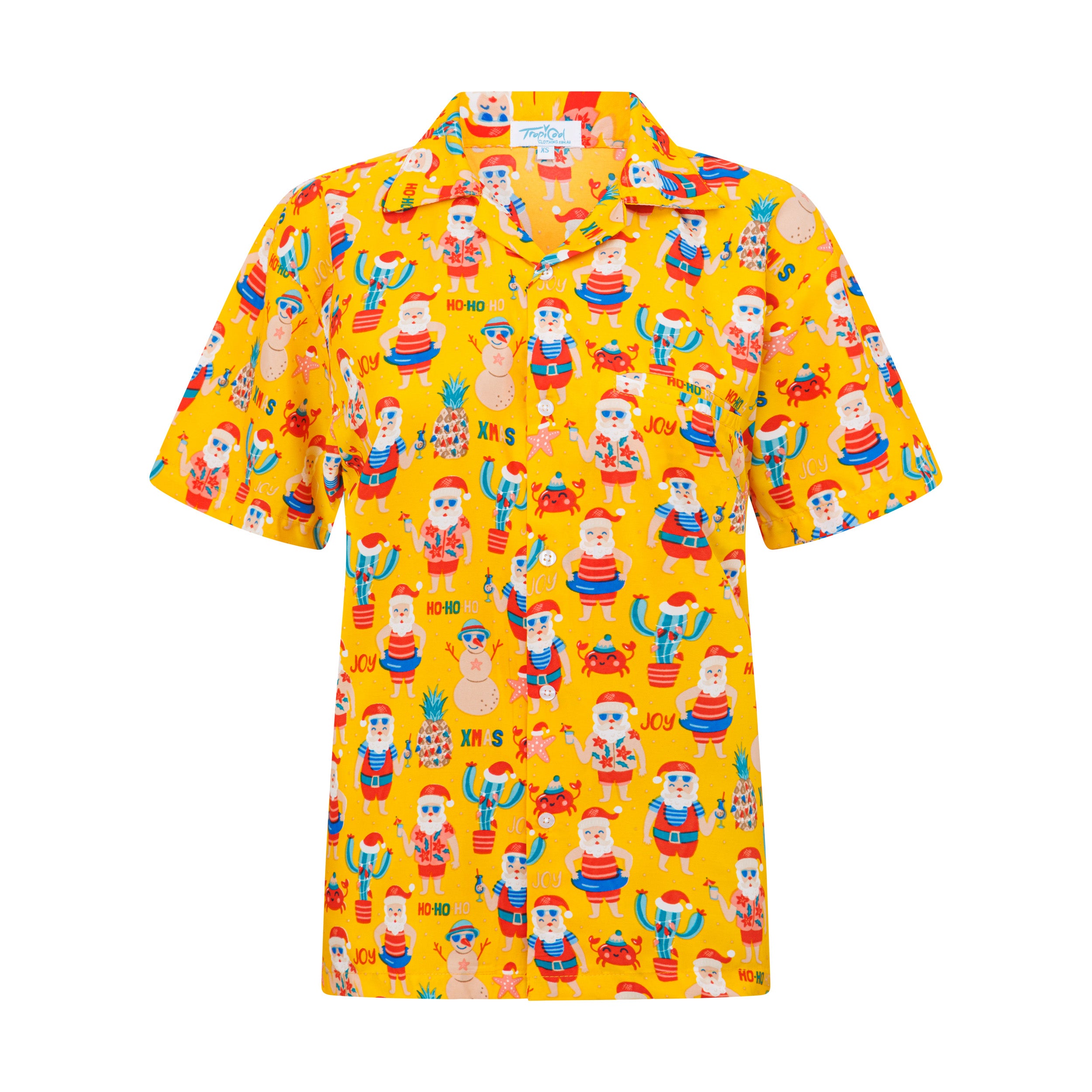 Santa Beach Shirt Holiday and Shorts - Set