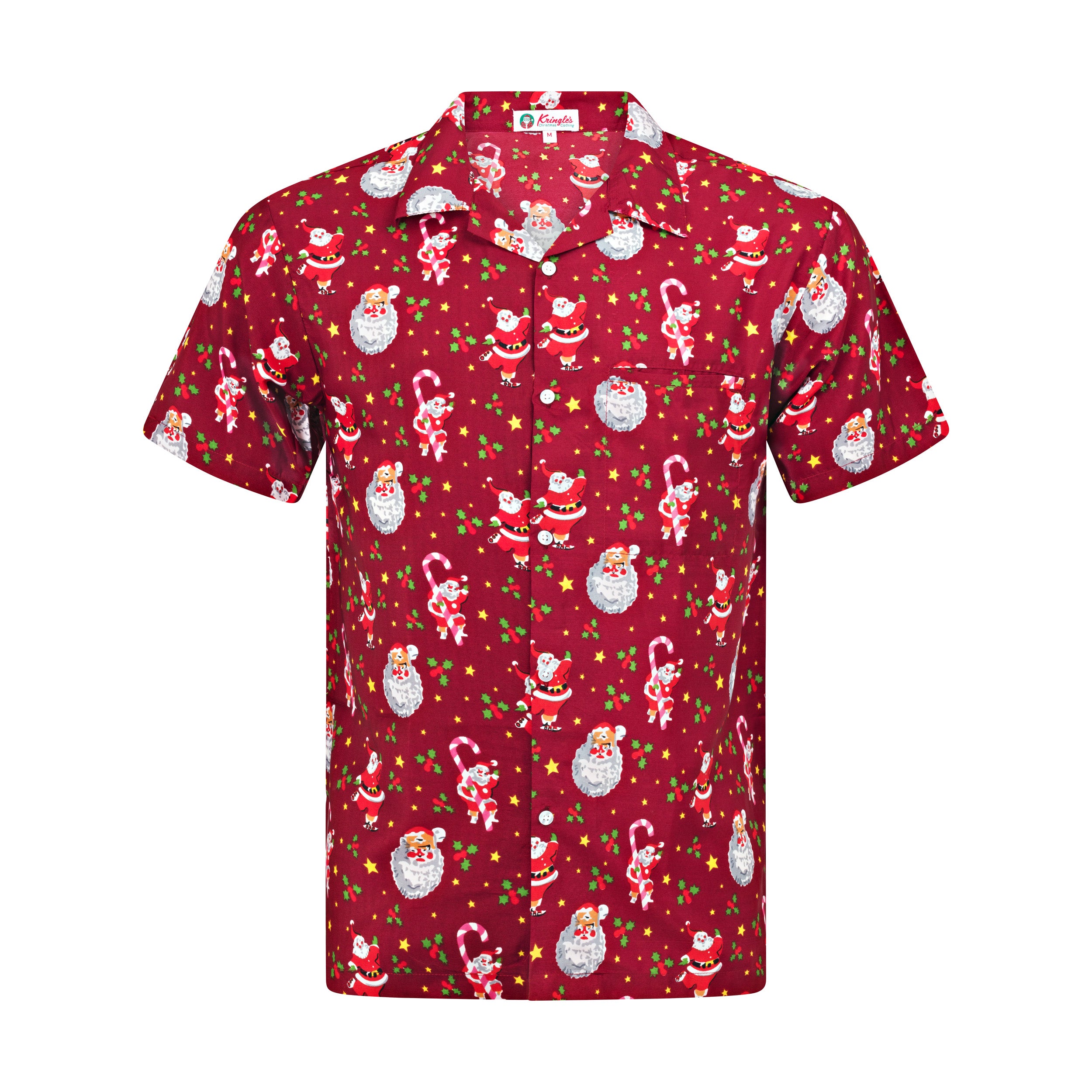 Festive Christmas Maroon Adult Shirt